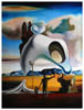 Kopie des Bildes 'Atavistische Spuren nach Regen' von Salvador Dali. Ölbild von Michael Ehret, 2008