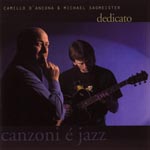 CD-Cover: Camillo D'Ancona & Michael Sagmeister: Dedicato - Canzoni é Jazz